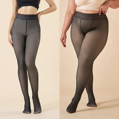 Women's Thermal Fleece Leggings - Fall / Winter Comfort and Fashion