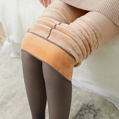 Women's Thermal Fleece Leggings - Fall / Winter Comfort and Fashion